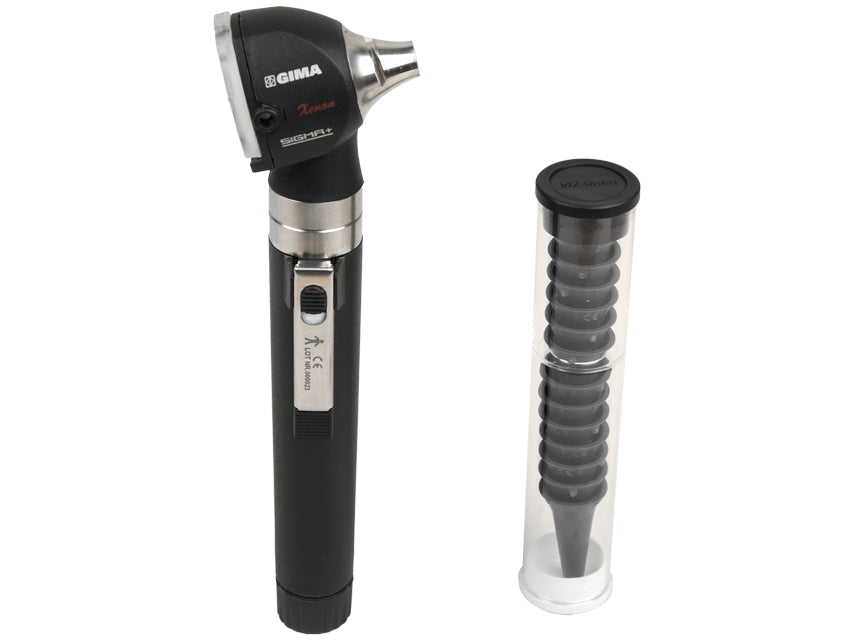 Otoscopio gima f.o. sigma-2,5V -alogeno nero