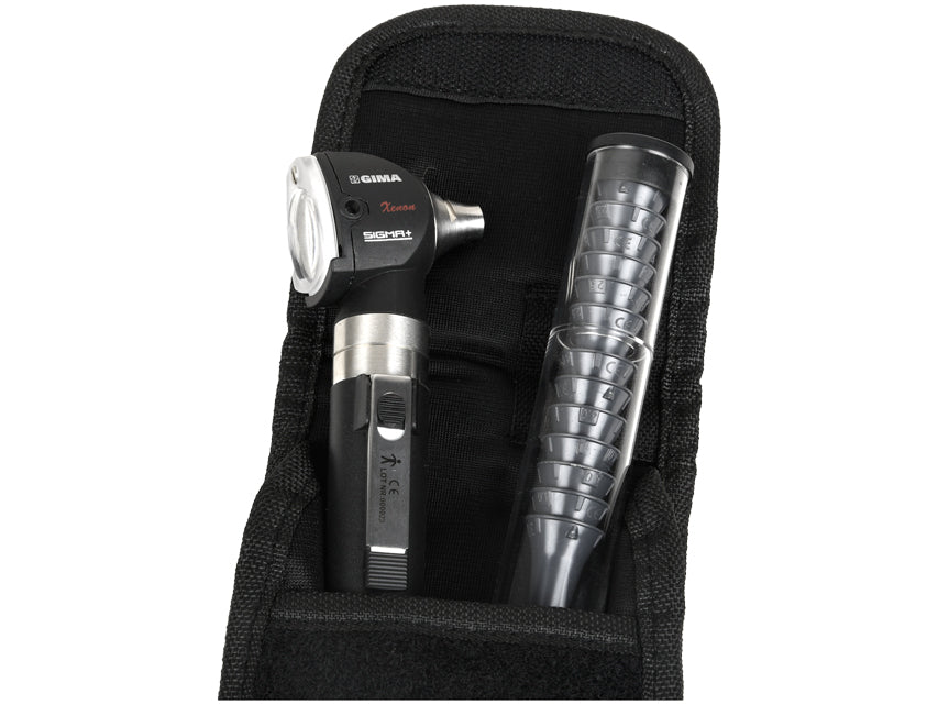 Otoscopio gima f.o. sigma-2,5V -alogeno nero
