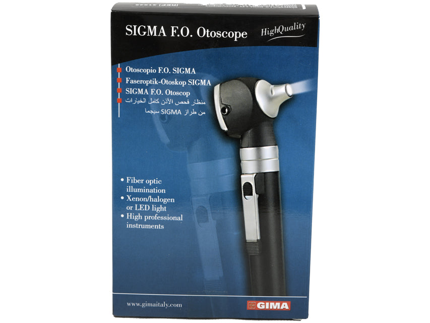 Otoscopio f.o. Sigma-2,5v-xenon/alogeno-in astuccio rigido