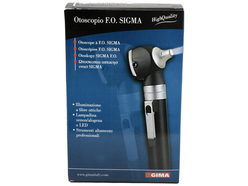 Otoscopio f.o. Sigma-2,5v-xenon/alogeno-in astuccio rigido
