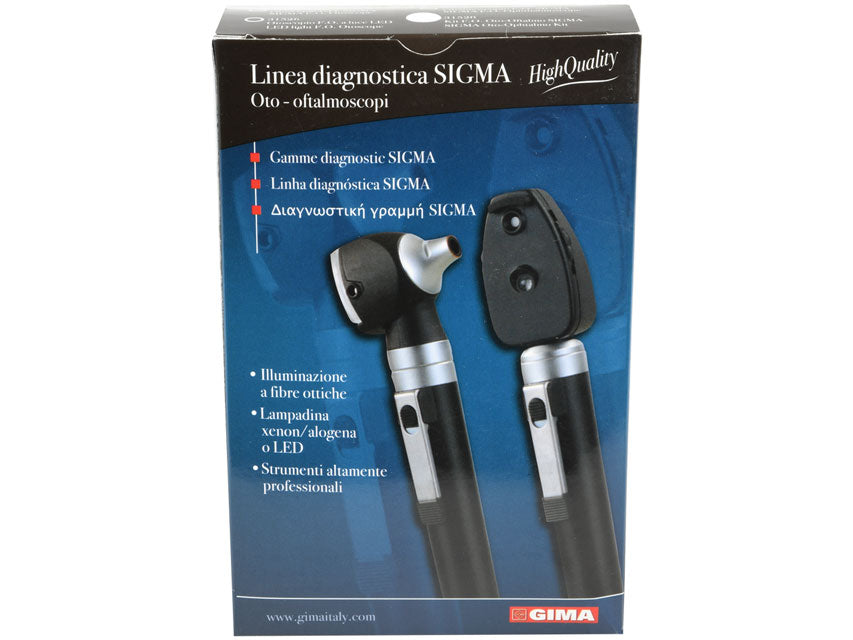 Otoscopio f.o. Sigma - led - in astuccio - nero