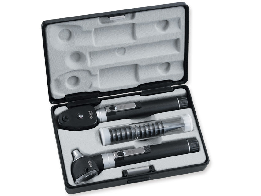 Oto-oftalmoscopio f.o. Sigma a led con 2 manici - in astuccio