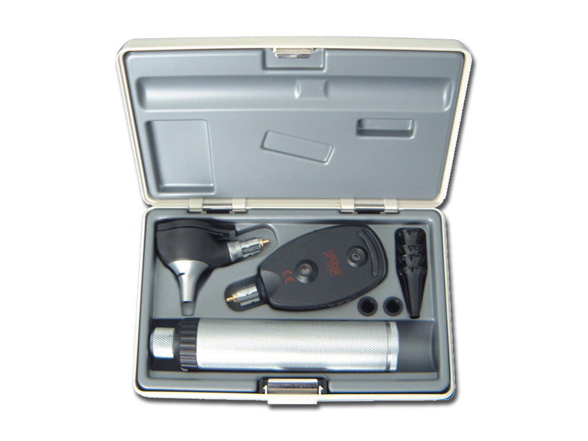 Set completo con Oftalmoscopio HEINE K 180 e Otoscopio HEINE K 180 a fibre ottiche - A-279.10.118