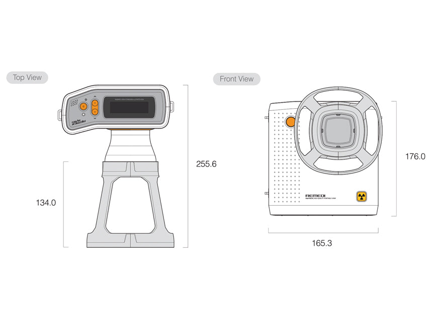REMEX KA6 Fotocamera a raggi X portatile - con collimatore