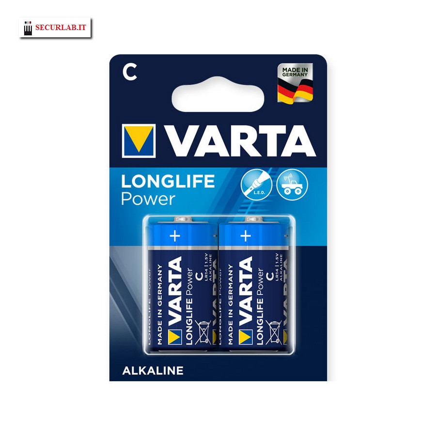 Batterie mezza torcia varta Blister 2pz