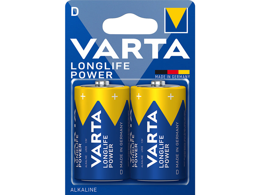 Batteria torcia varta h.e. - d - blister 2 pz.