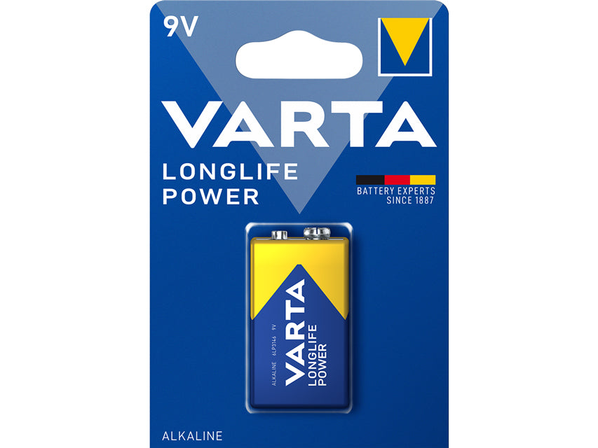 Batteria 9v varta h.e. - blister 1 pz.