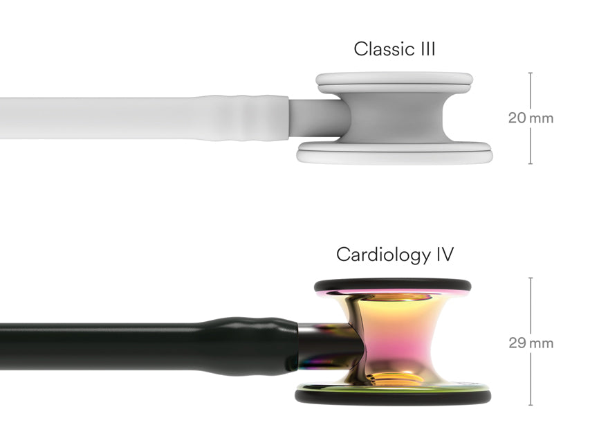 Littmann cardiology iv - 6240 - black - rainbow finish - 1 pc.