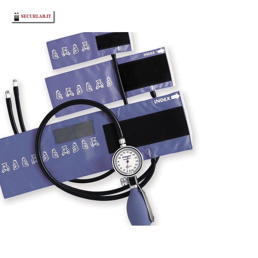 Riester Babyphon Sfigmomanometro aneroide pediatrico con 3 bracciali - metallo