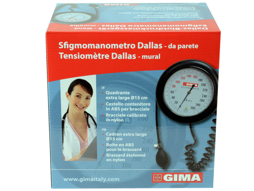 Sphygmomanomètre anéroïde à 2 tubes Dallas - mural