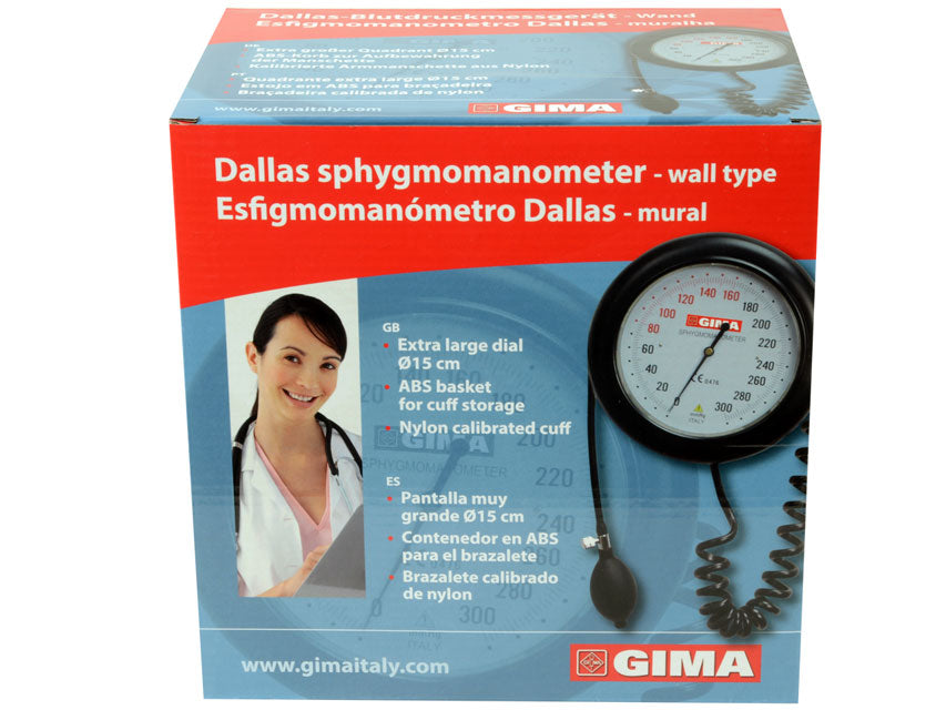 Sphygmomanomètre anéroïde à 2 tubes Dallas - mural