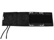 Obese cuff + bladder 2 tubes 62x17.5 cm - black nylon - 1 pc.