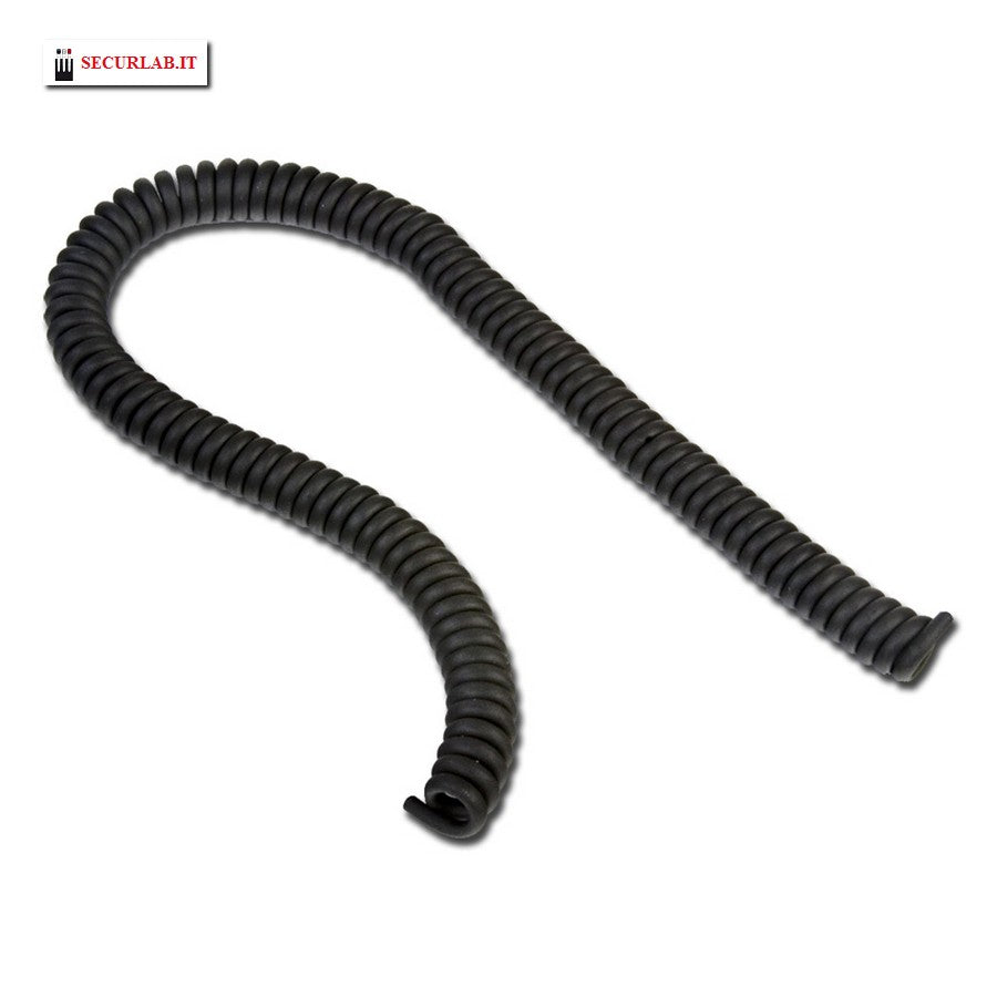 SPIRALE GOMMA NERA (3metri=42/45 spire)