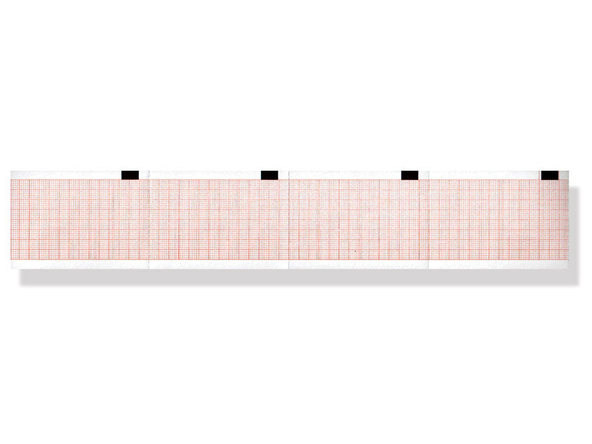 Carta termica compatibile per ecg Mortara Eli 50 - 50 x 70 mm - 25 pacchi