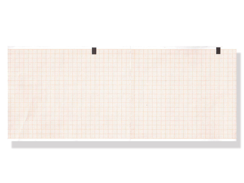 Carta termica compatibile per ecg Mortara Eli 150 - 108 x 140 mm - 25 pacchi