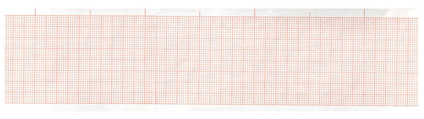 Carta termica ECG 50x30 mmxm - rotolo griglia arancio compatibile per ecg Fukuda Me, Denshi, Hewlett Packard e Kenz-Suzuken conf.20 rotoli