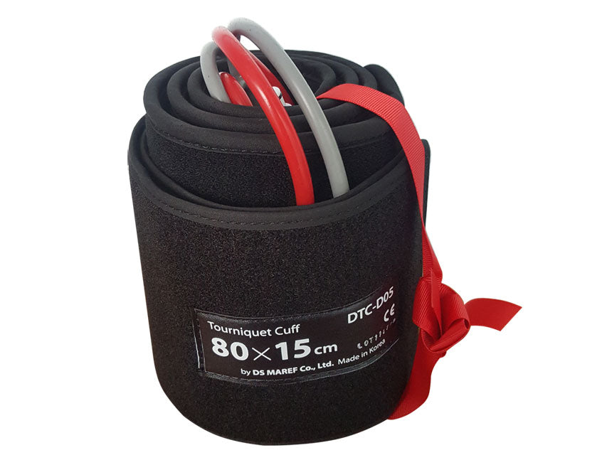 Bracciale doppio 80x15 cm gamba m - rosso - 1 pz.