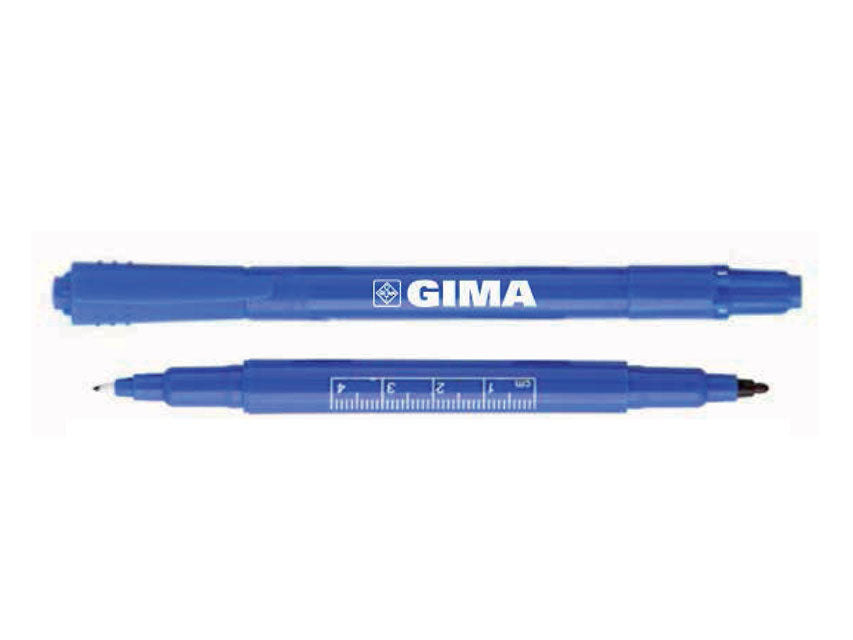 Double-tip dermographic marker