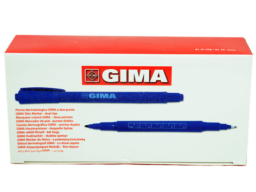 Double-tip dermographic marker