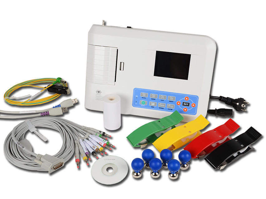 ECG Contec 300G - 3 canali con display per 12 derivazioni