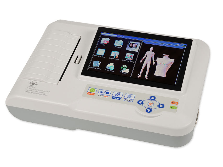 ECG CONTEC 600G Touch - 3-6 Kanal-EKG mit Display
