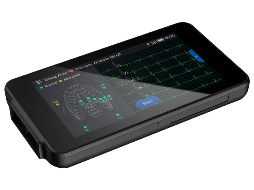 Moniteur ECG de poche PCECG-500 - 6/12 dérivations