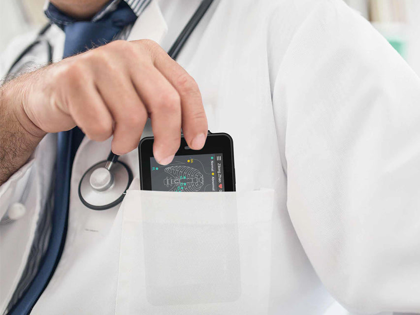 Moniteur ECG de poche PCECG-500 - 6/12 dérivations