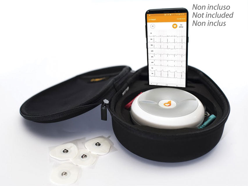 Tragbares EKG D-Heart bis zu 12 Ableitungen