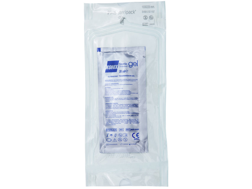 Gel ultrasuoni trasparente sterile - bustina da 20 ml