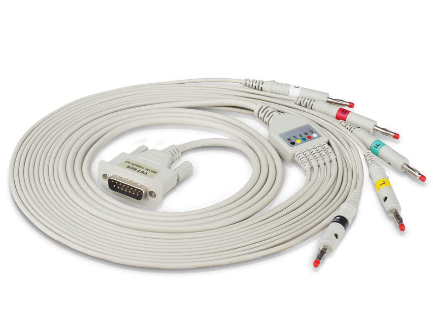 Cavo ecg veterinaria 5 derivazioni per 33305/6 - 1 pz.