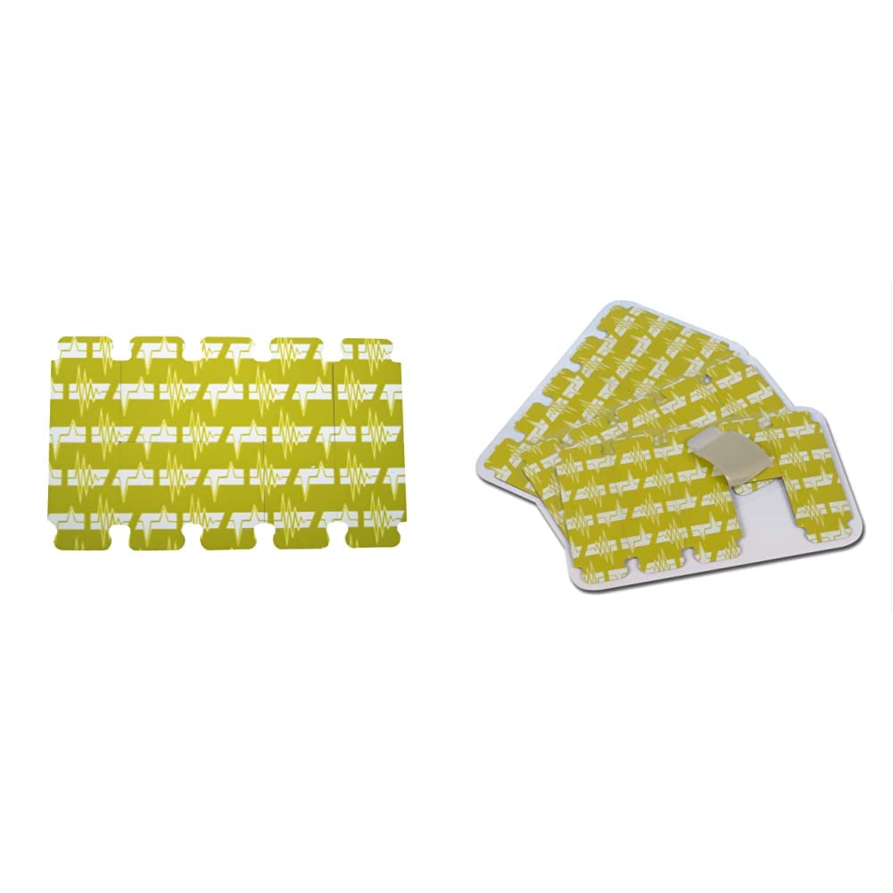 Elettrodi Fiab a francobollo F3001ECG - attacco coccodrillo - Conf.100 pz