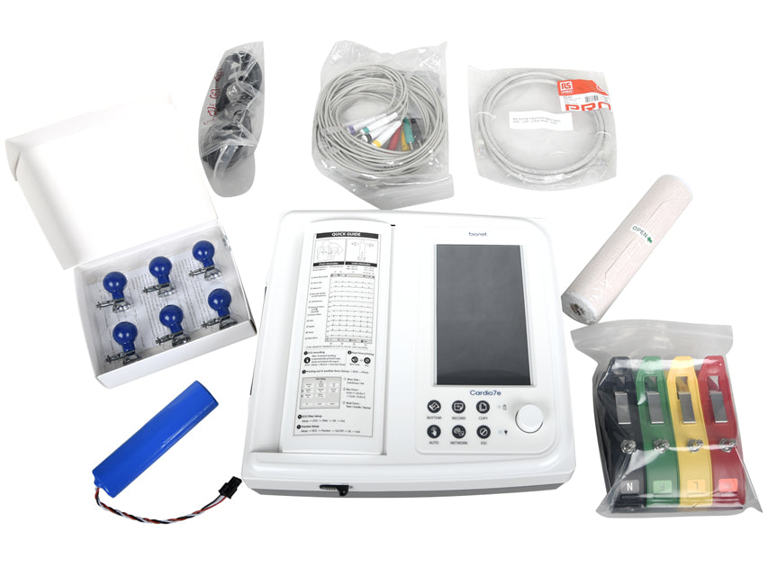 Ecg Cardio 7 - 12 canali con touch screen