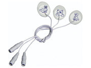 Kinder-Elektroden Fiab Foam Einweg 23-30 mm oval mit Kabel 35cm - Packung 30 Stk.