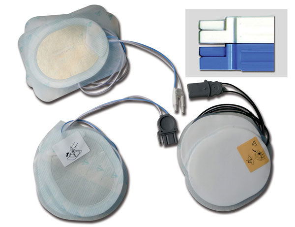Placche adulti monouso compatibili per i-PAD NF1200 e Futura - 1 coppia