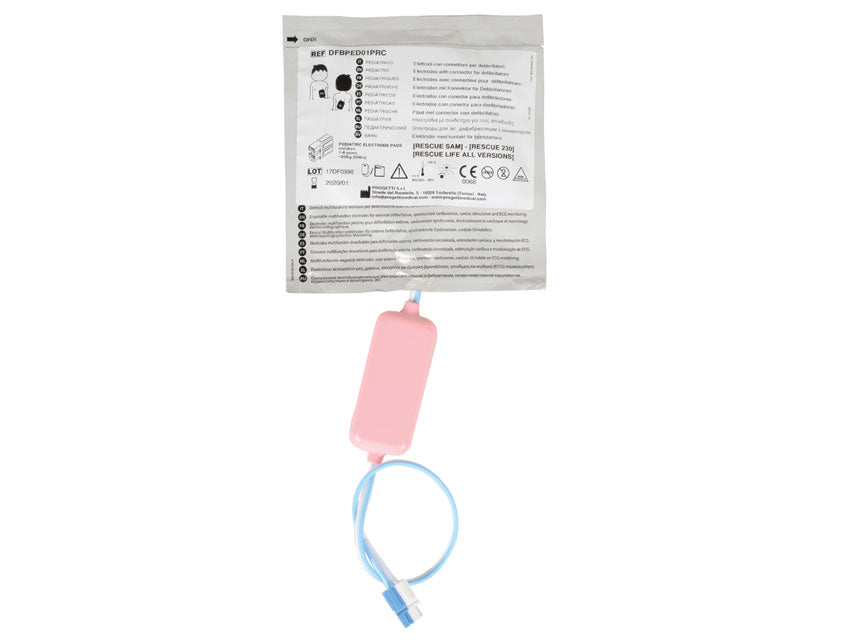 Placche pediatriche monouso per defibrillatori Progetti Rescue Sam e Rescue Life 1 pz.