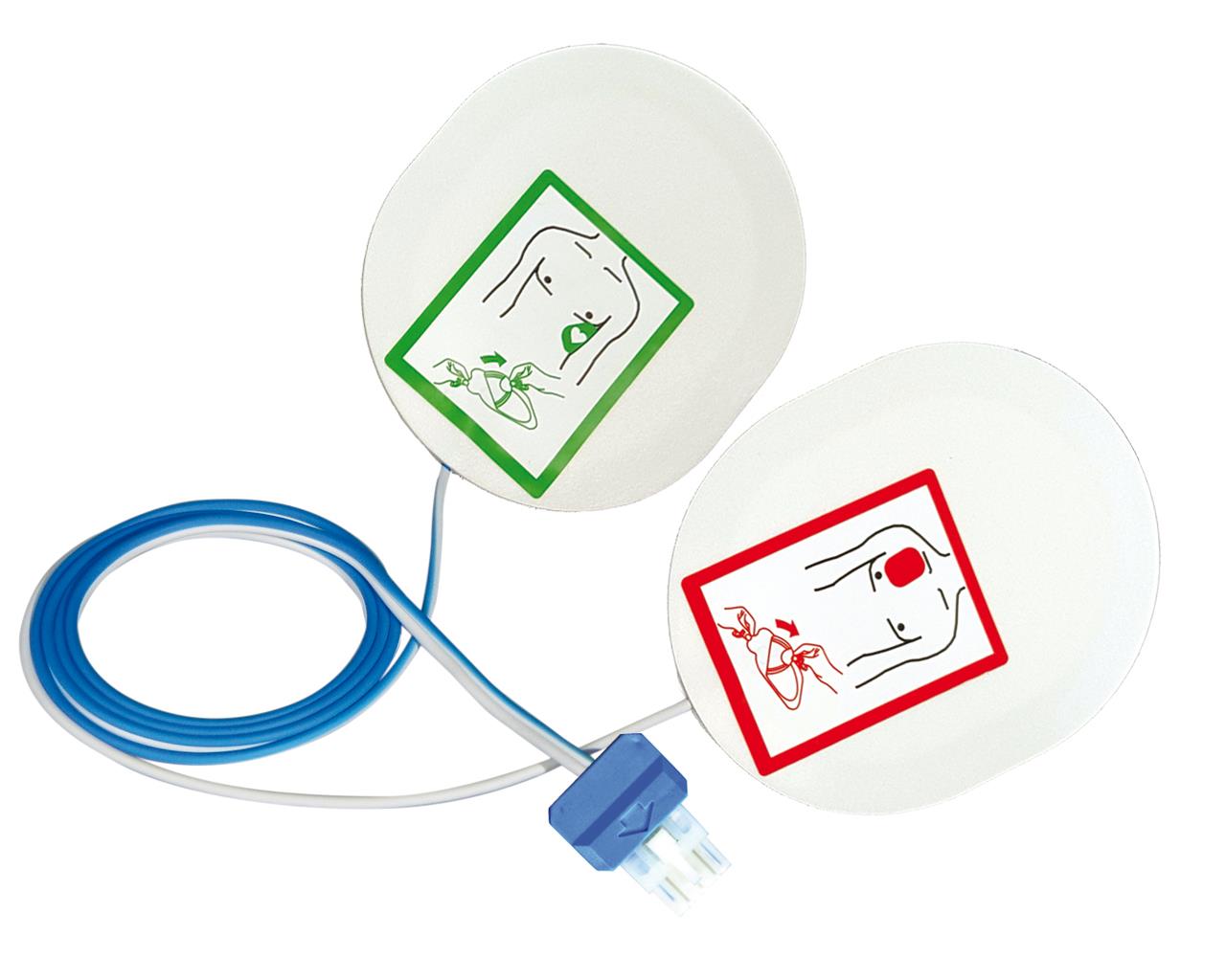 Piastre adulti compatibili per defibrillatori Drager/ Innomed/ S&W/ Welch-Allyn - 1 coppia