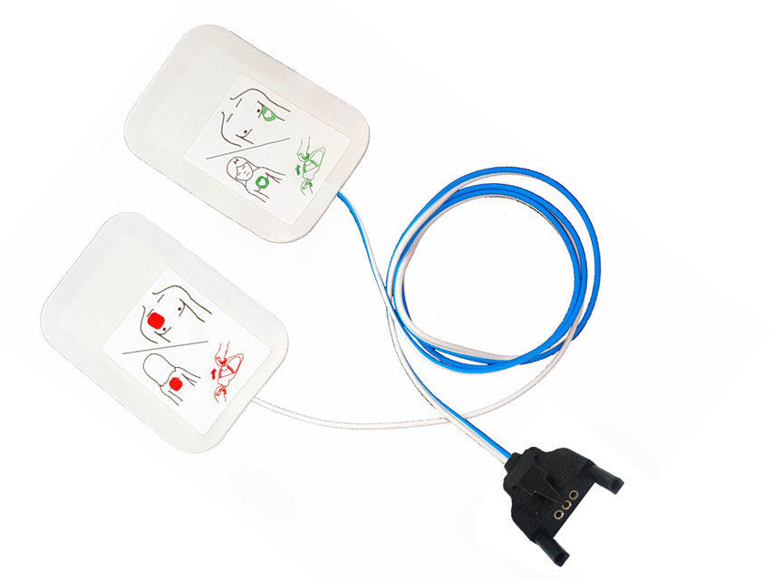 Placche adulti/pediatriche compatibili per defibrillatore Mediana e Tecnogaz - 1 coppia