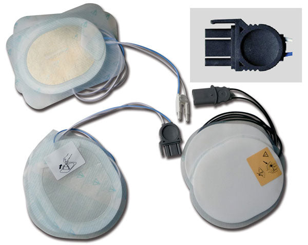 Piastre adulti compatibili per defibrillatori Medtronic-Physiocontrol - 1 coppia