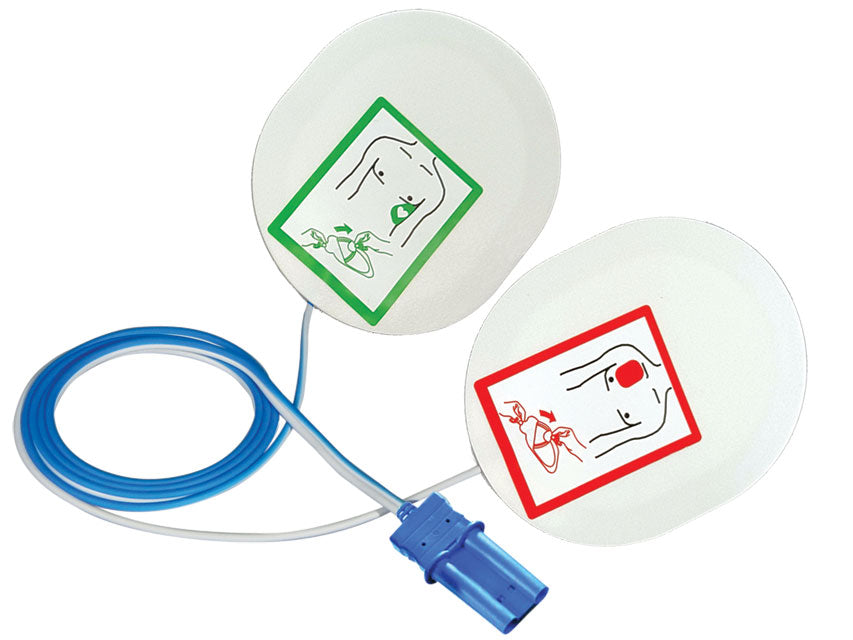 Placche compatibili per defibrillatore Schiller - 1 coppia