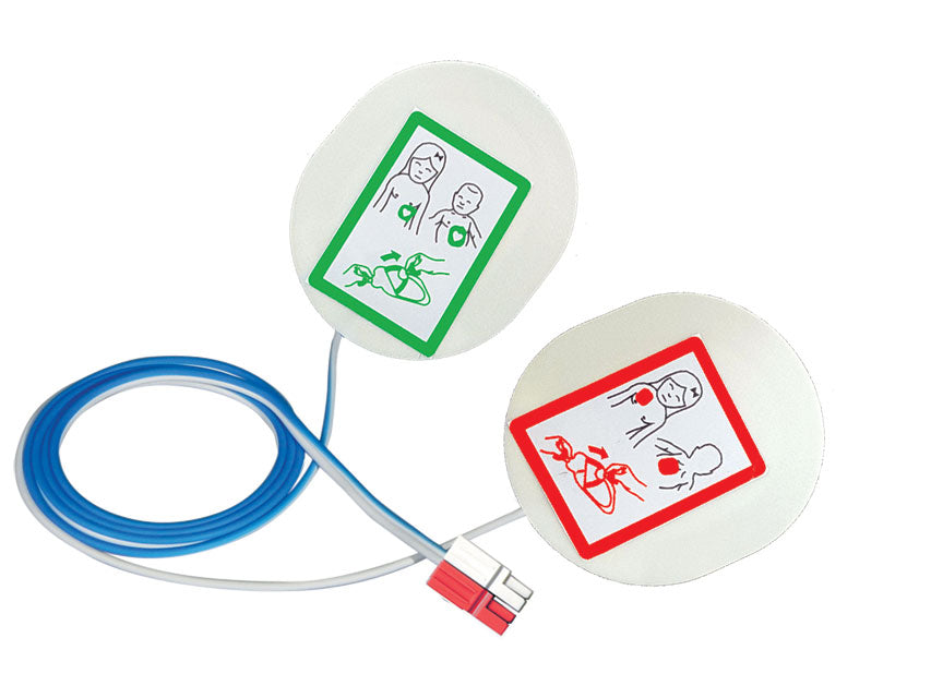 Placche pediatriche compatibili per defibrillatori Cardiac S. e GE - kit 2 pz.