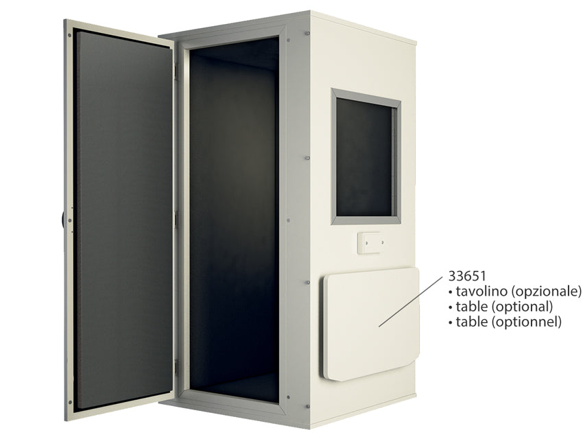 Cabina audiometrica pro 25 -96x96x197 cm - 1 pz.
