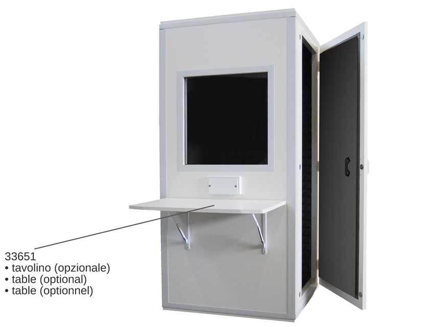 Cabina audiometrica pro 25 -96x96x197 cm - 1 pz.