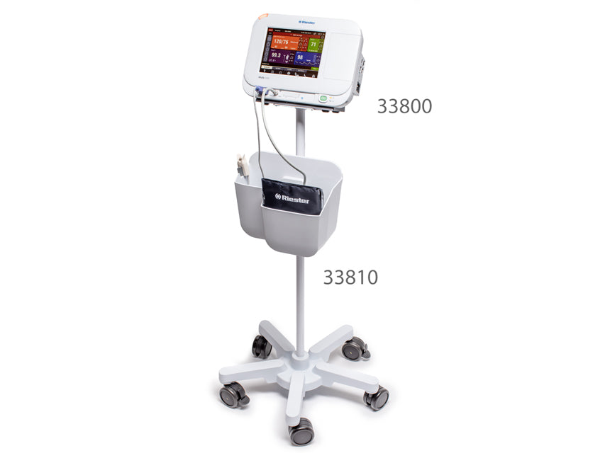 Monitor multiparametro per misurare pulsossimetria e pressione sanguigna RIESTER RVS-100 - 1960-RRXPE con stampante
