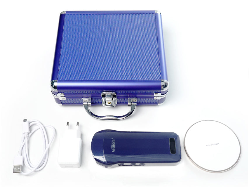 Viatom Ecografo portatile wireless 3 in 1 con sonda lineare, convex e cardiaca
