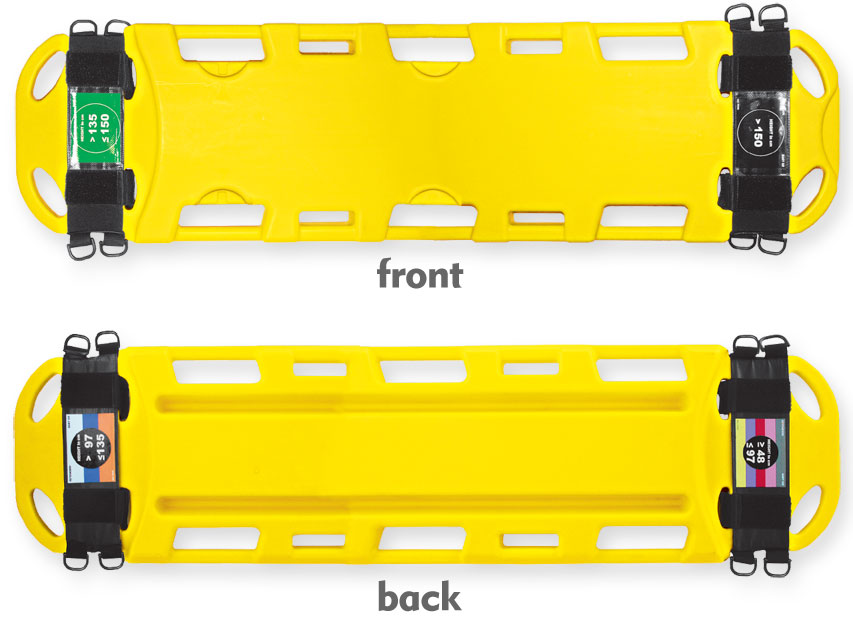 tabla espinal pediátrica baby go - 1 pz.