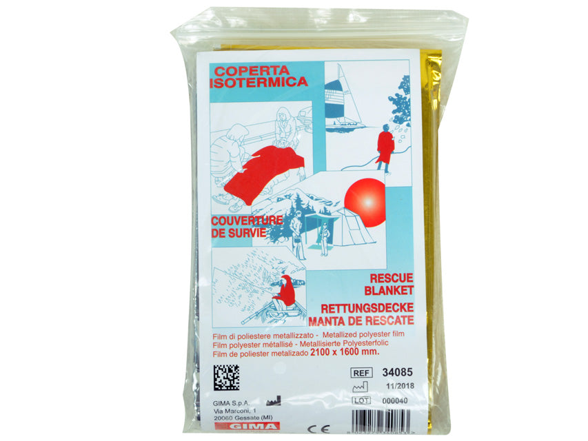 Coperta d'Emergenza Isotermica - caldo/freddo
