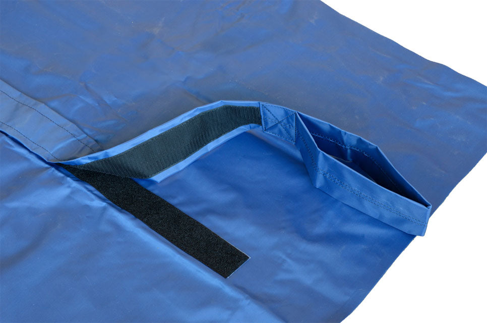 Telo salma vinile-nylon - azzurro - portata 150 kg
