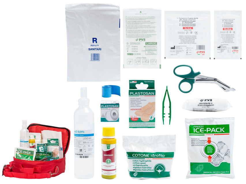 Borsa Mizard completa per kit pronto soccorso - nylon