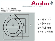 Mascherina Ambu - blu