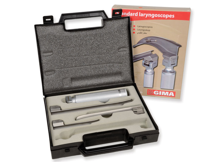Set laringo pediatrico 3 lame miller 1,2,3 - 1 pz.